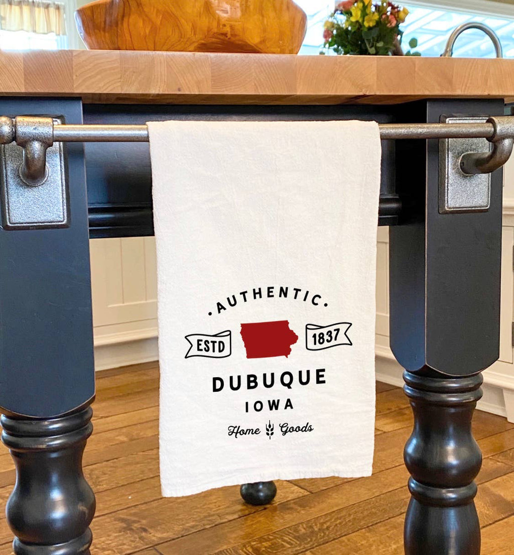Authentic Home Goods City/State - Custom Cotton Tea Towel