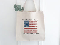 American Flag - Canvas Tote Bag