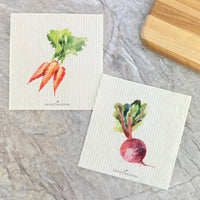 Carrots, Beet 2 pk - Swedish Dish Cloth