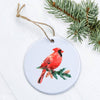 Cardinal on Evergreen Branch - Ornament