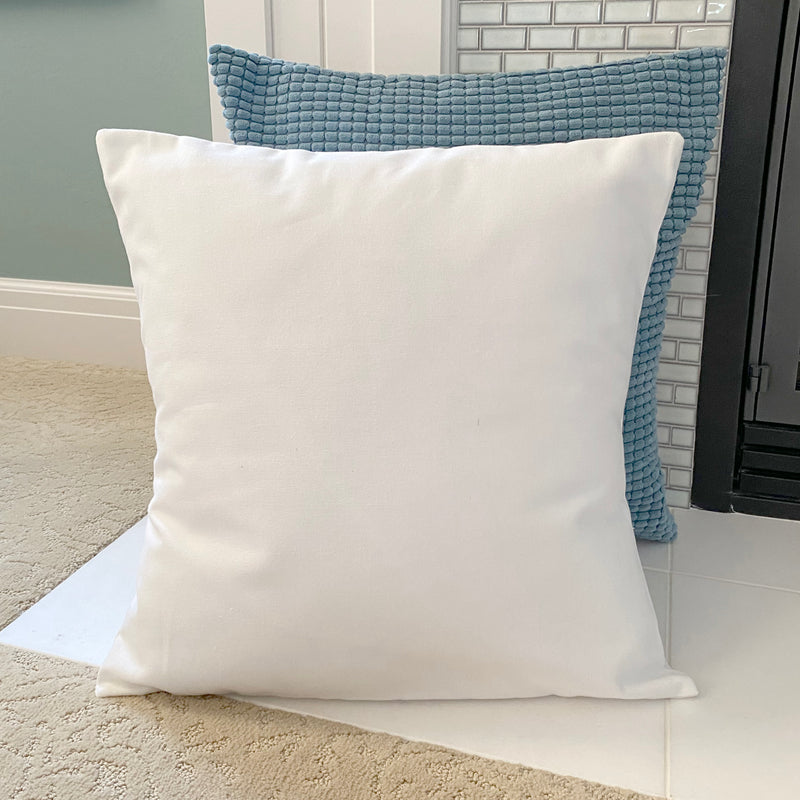 Square Canvas Pillow (White) - Completely Custom